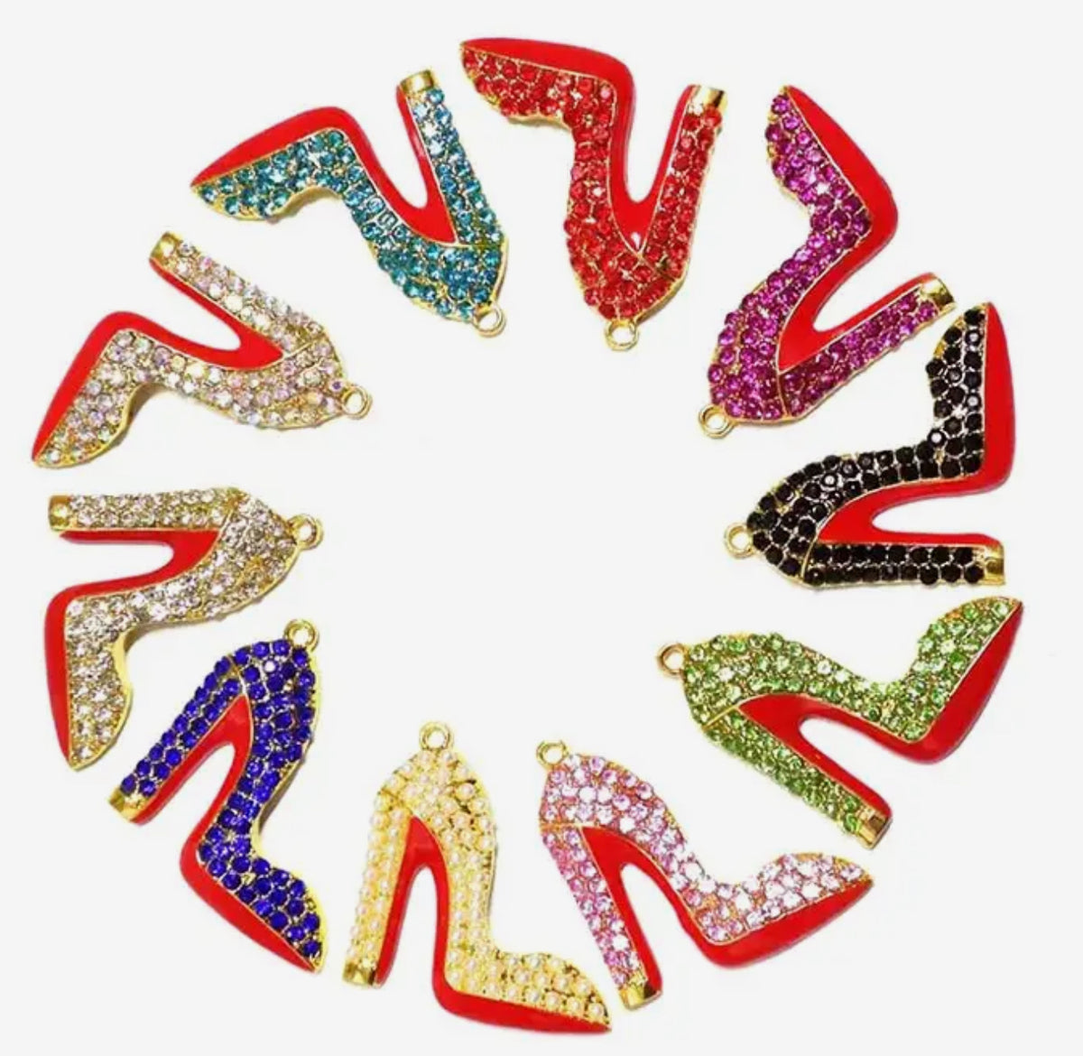 Bling shoe 10pc/Each Divine Charms Beads and More