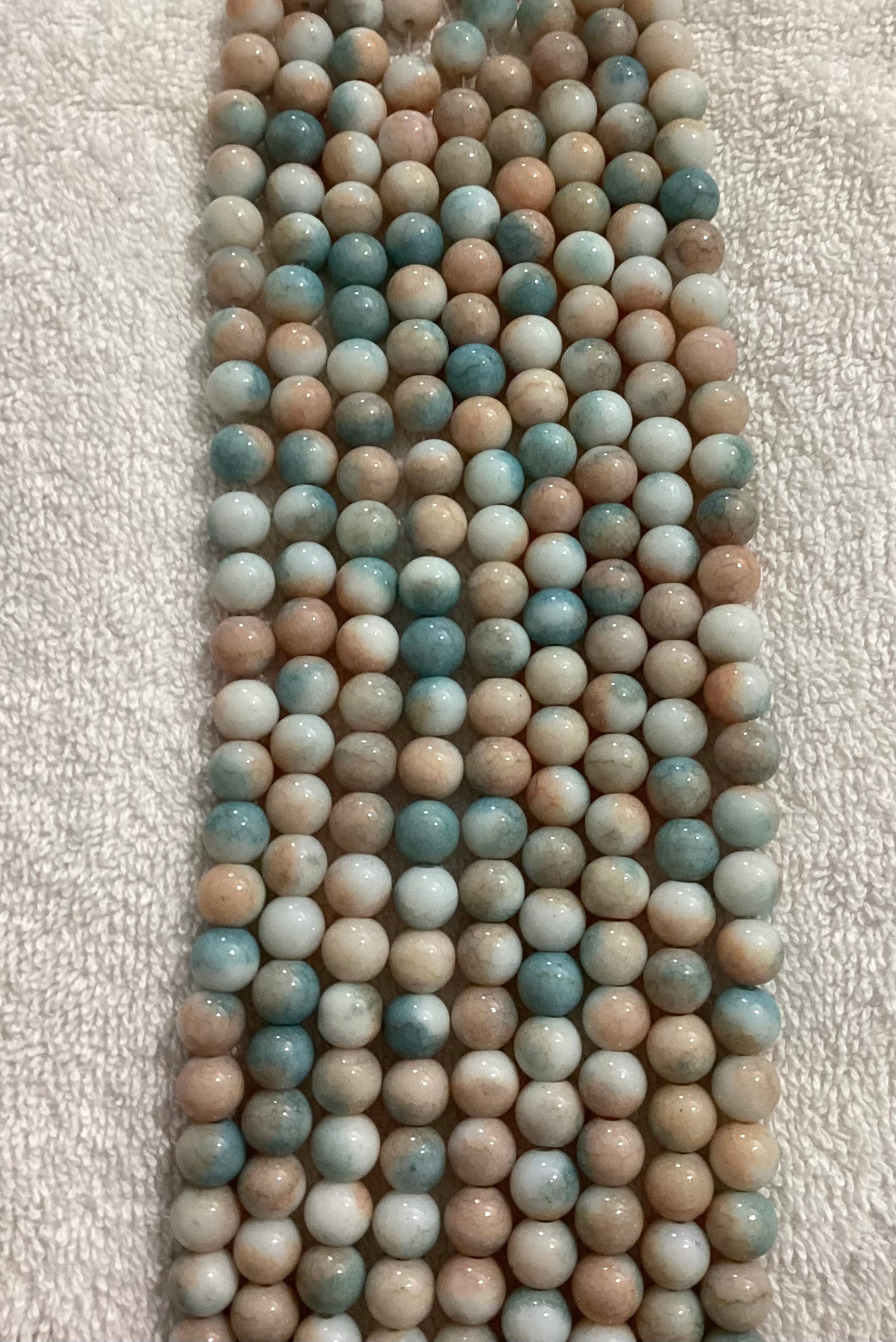 Marble beads 10mm/Each 40 beads per strand