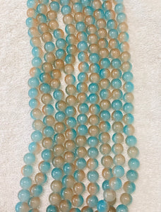 Jelly & Clear Transparent 10mm/ Each 40 beads per strand