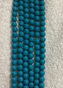 Solid Color Glass Beads 10mm/Each 40 beads per strand