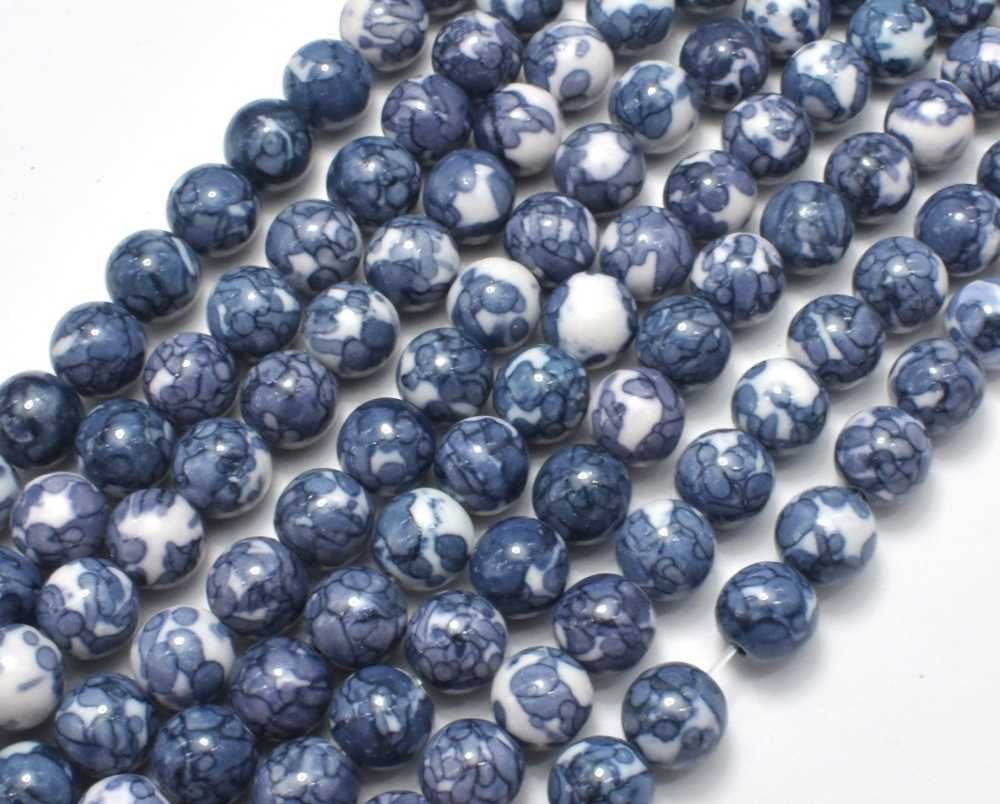 Marble beads 10mm/Each 40 beads per strand