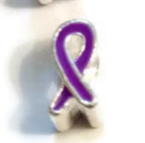 Purple Ribbon Spacer/Each