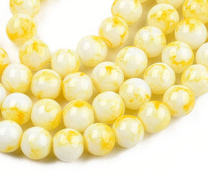 Marble beads 10mm/Each 40 beads per strand