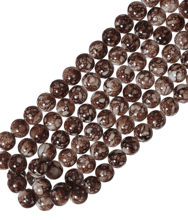 Marble beads 10mm/Each 40 beads per strand