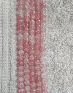 10mm Crackle Beads/Each 40 beads per strand