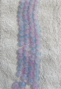 Jelly & Clear Transparent 10mm/ Each 40 beads per strand