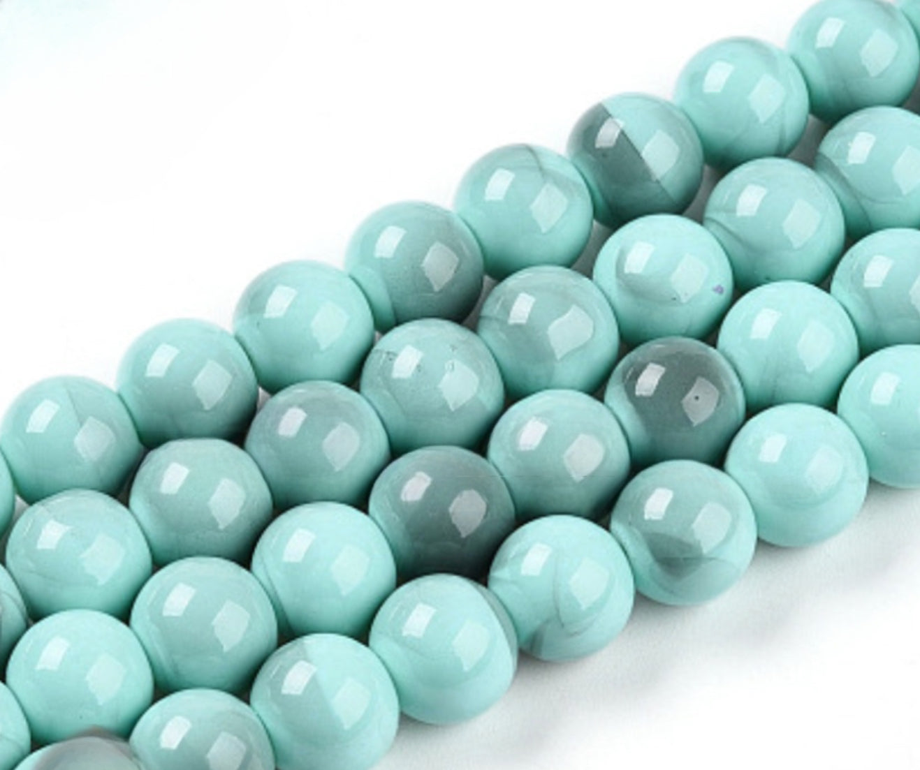 Marble beads 10mm/Each 40 beads per strand