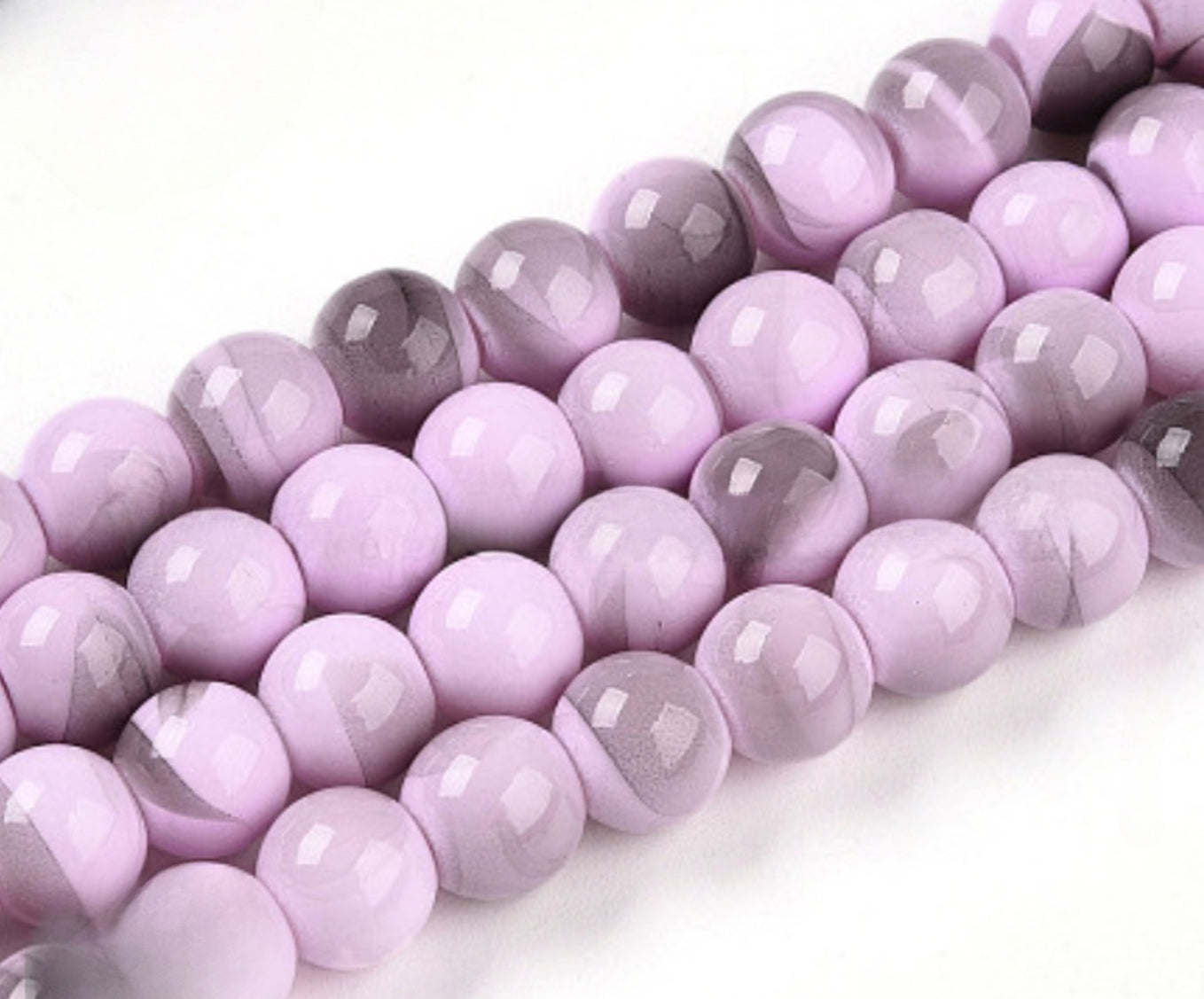 Marble beads 10mm/Each 40 beads per strand