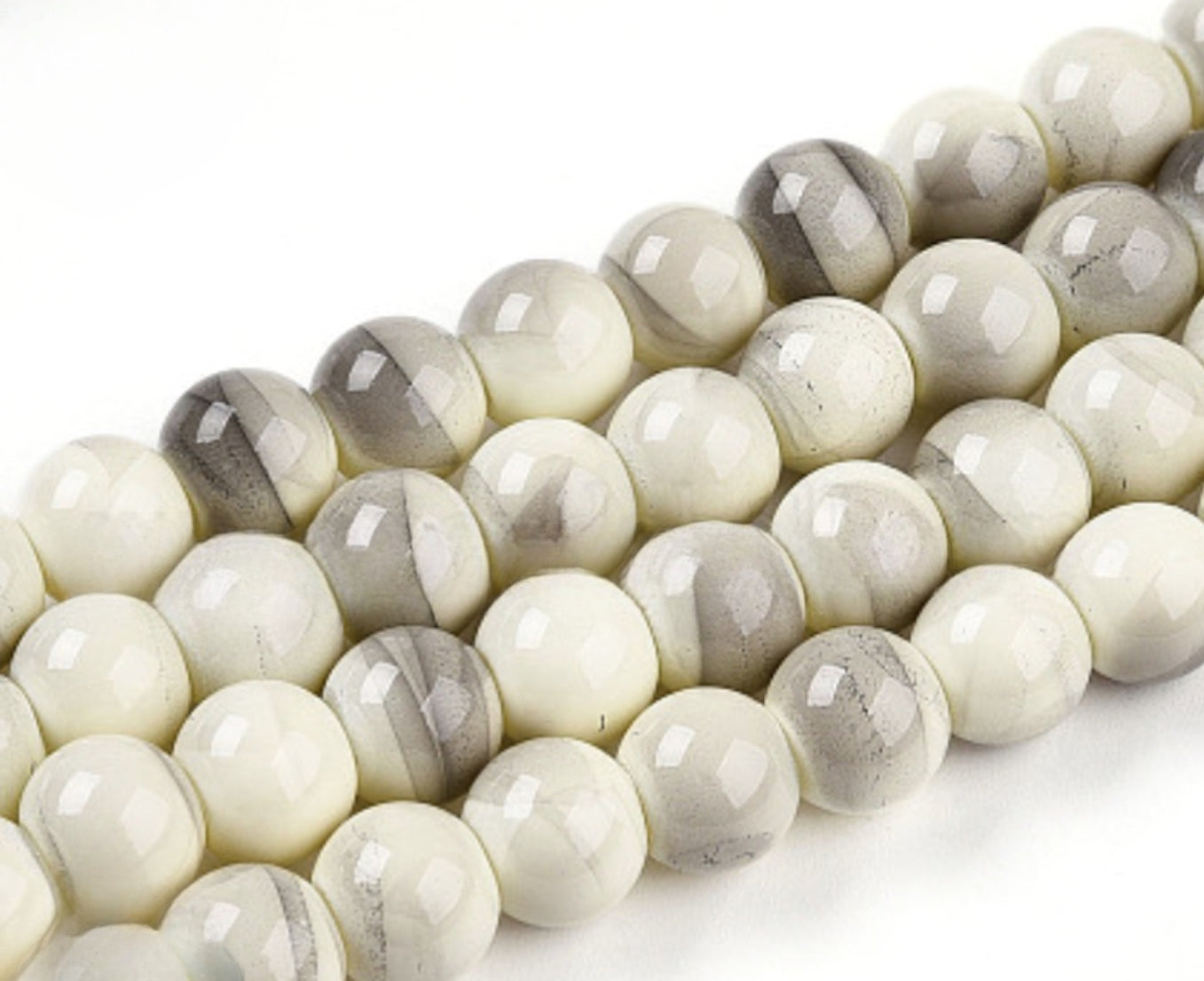 Marble beads 10mm/Each 40 beads per strand