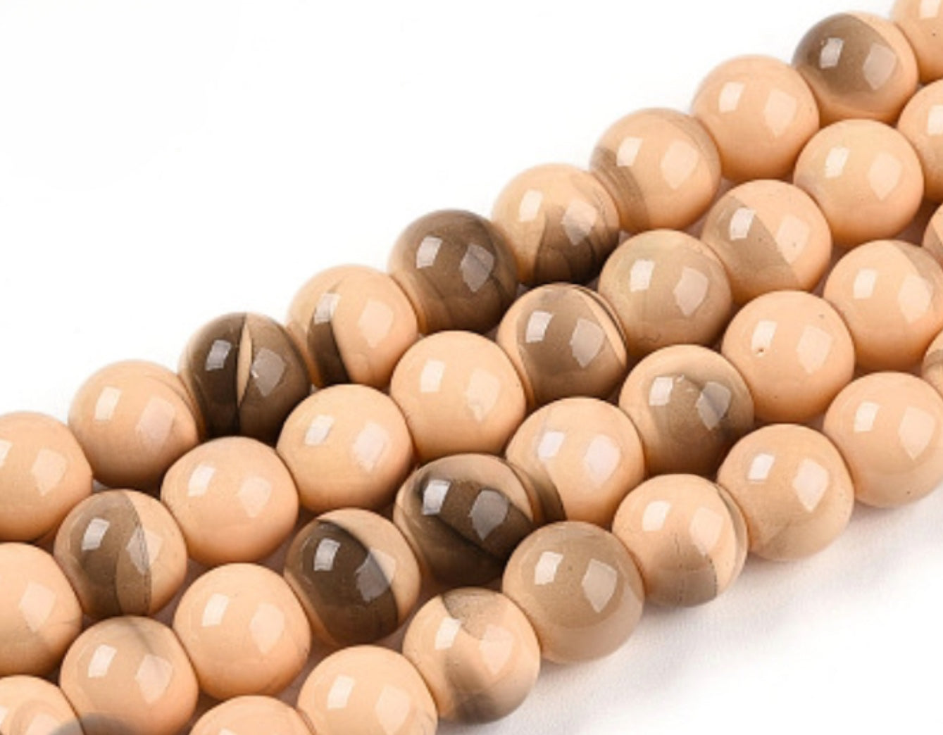 Marble beads 10mm/Each 40 beads per strand