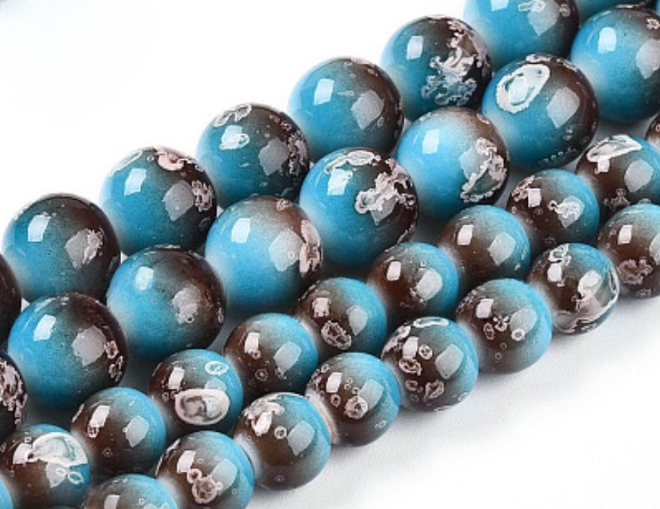 Marble beads 10mm/Each 40 beads per strand