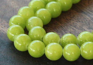 Jade Gemstone Beads 10mm/ Each