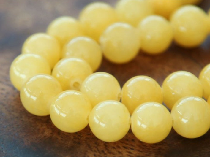 Jade Gemstone Beads 10mm/ Each