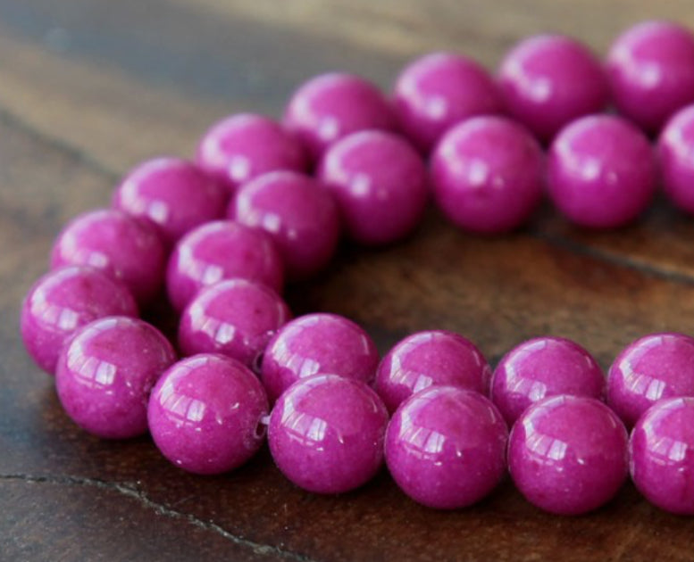 Jade Gemstone Beads 10mm/ Each
