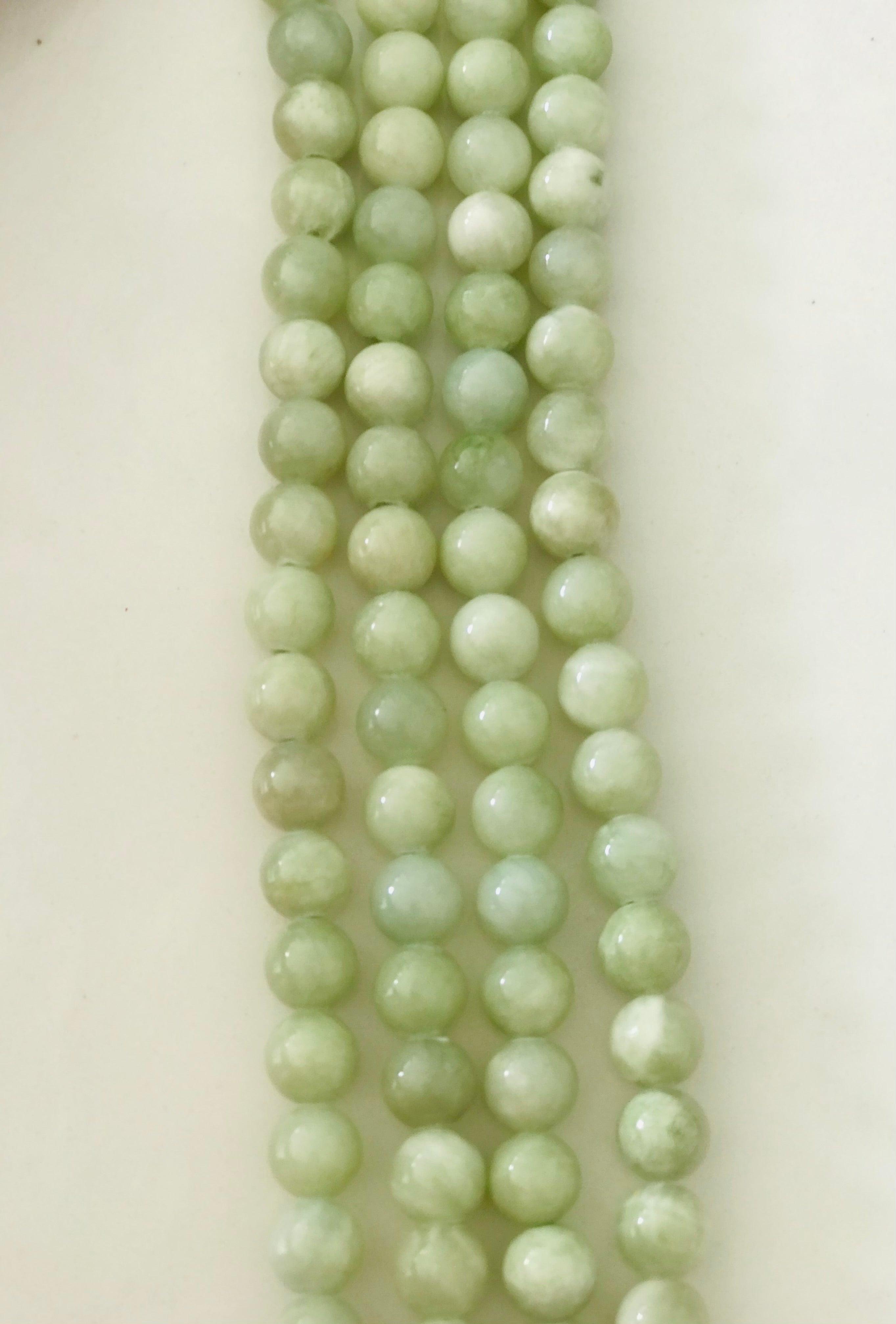 Jade Gemstone Beads 10mm/ Each