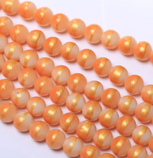 Speckled Beads 10mm/ Each 40 beads per strand