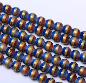 Speckled Beads 10mm/ Each 40 beads per strand