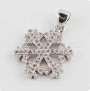 Cz Snowflake Charm/Each