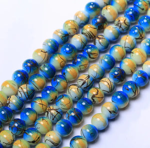 Speckled Beads 10mm/ Each 40 beads per strand