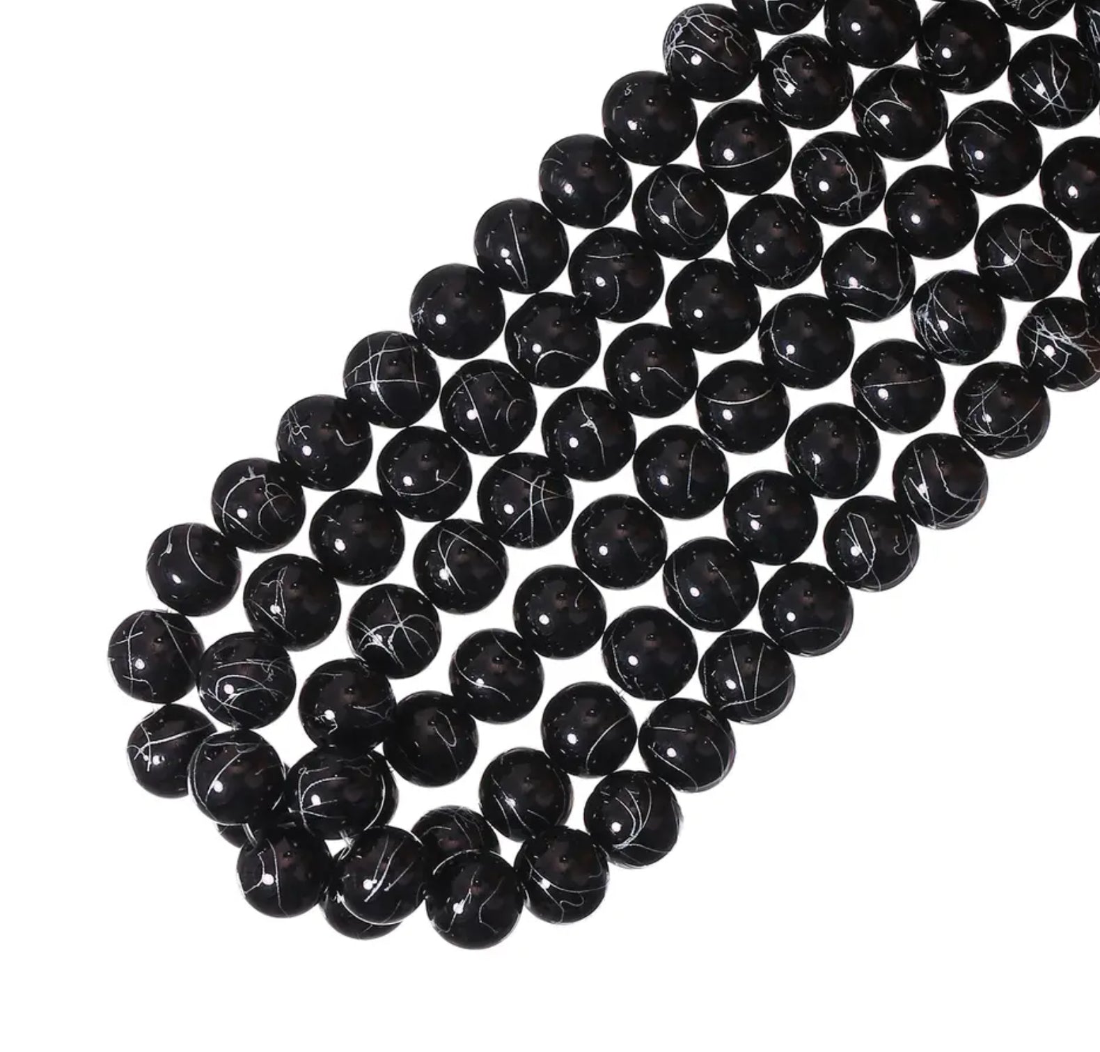 Speckled Beads 10mm/ Each 40 beads per strand