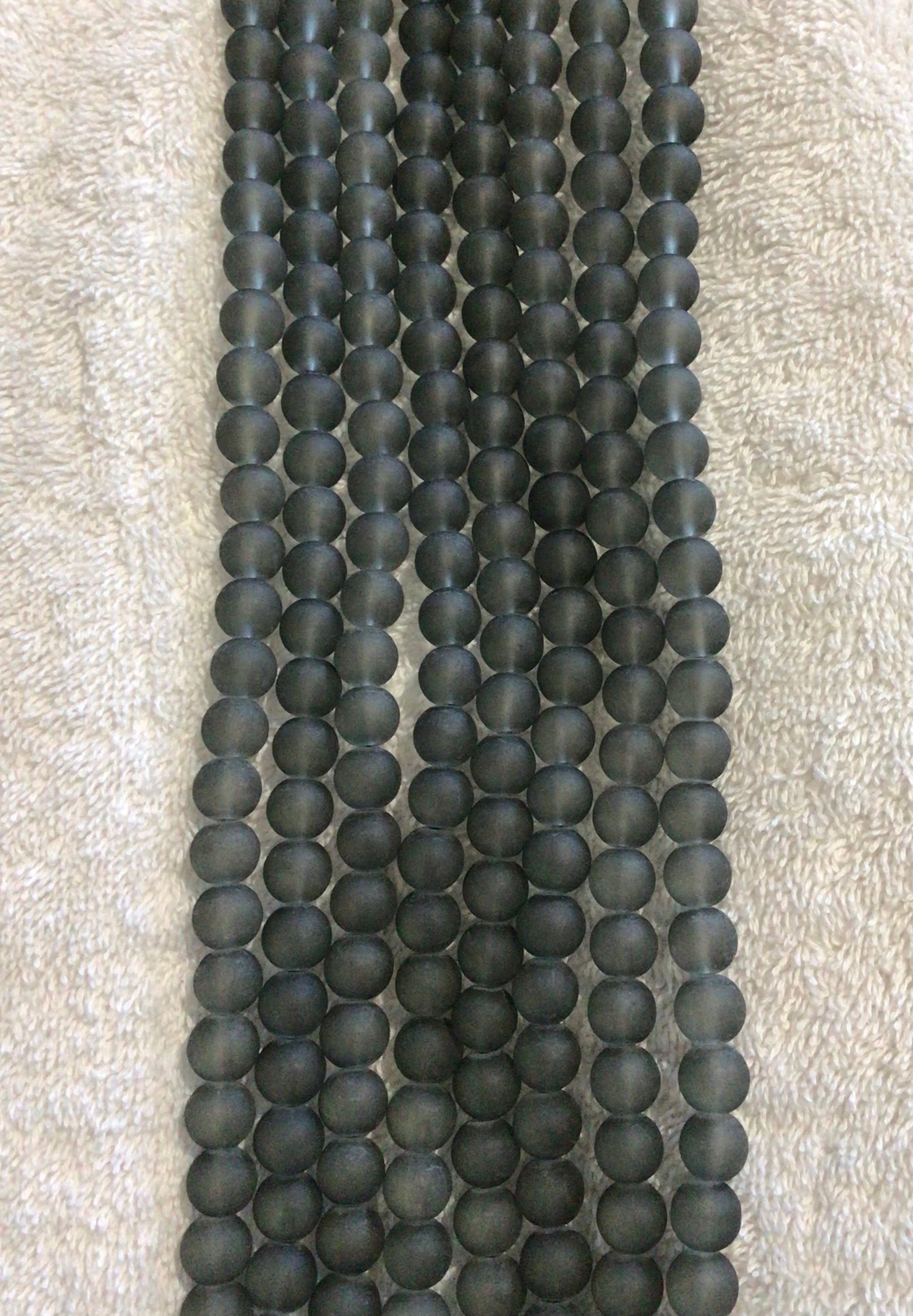 Frosted Beads 10mm/Each 40 beads per strand