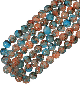 Jelly & Clear Transparent 10mm/ Each 40 beads per strand