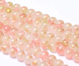 Jelly & Clear Transparent 10mm/ Each 40 beads per strand