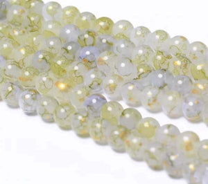 Jelly & Clear Transparent 10mm/ Each 40 beads per strand