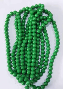 Solid Color Glass Beads 10mm/Each 40 beads per strand