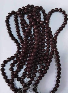 Solid Color Glass Beads 10mm/Each 40 beads per strand