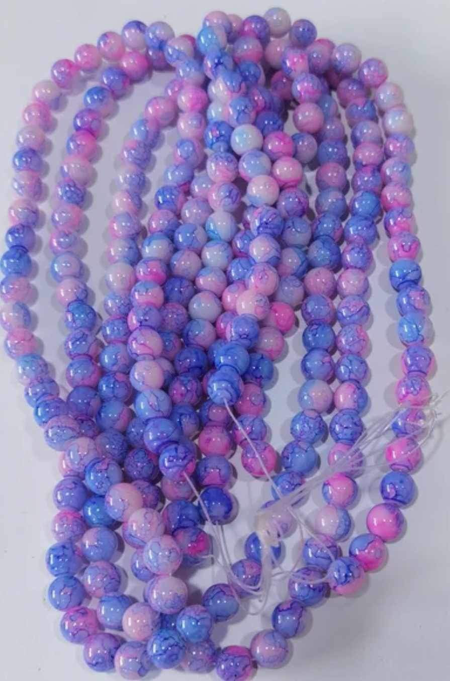 Marble beads 10mm/Each 40 beads per strand