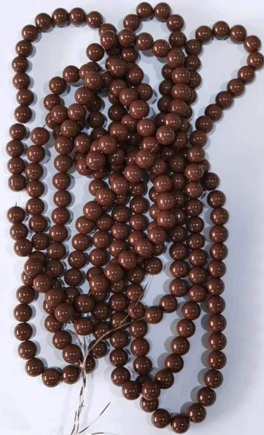 Solid Color Glass Beads 10mm/Each 40 beads per strand