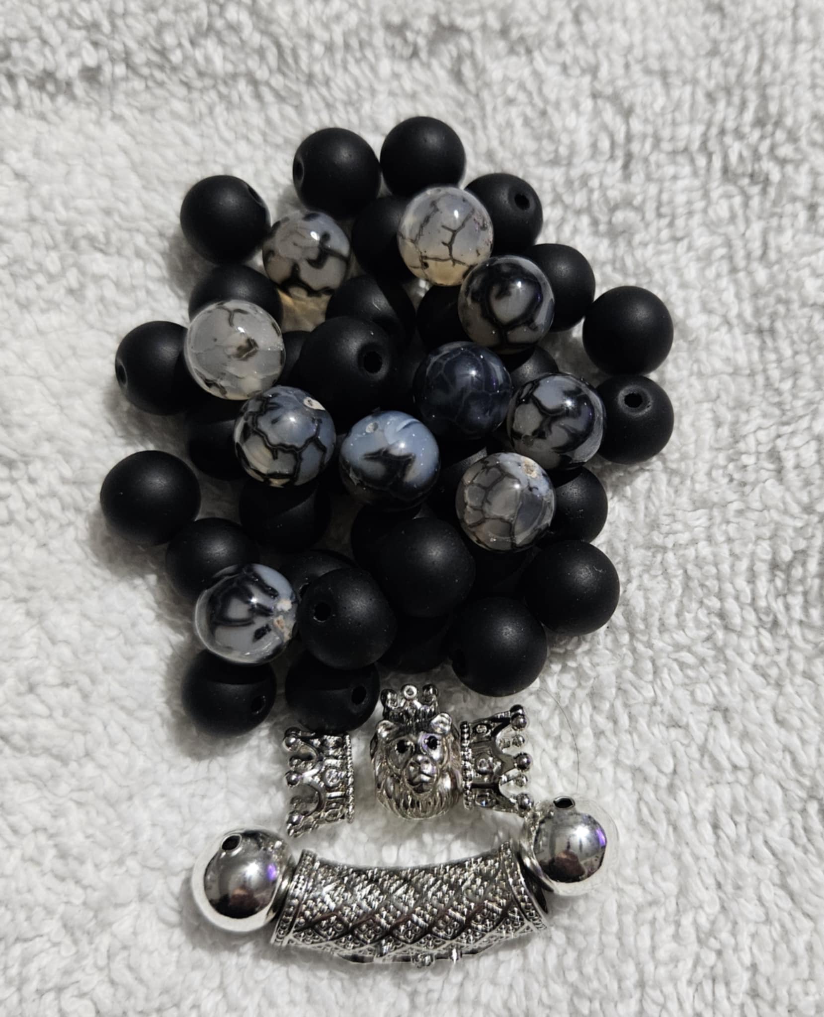 Men Packs 10mm bead two stack/Each