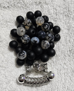 Men Packs 10mm bead two stack/Each