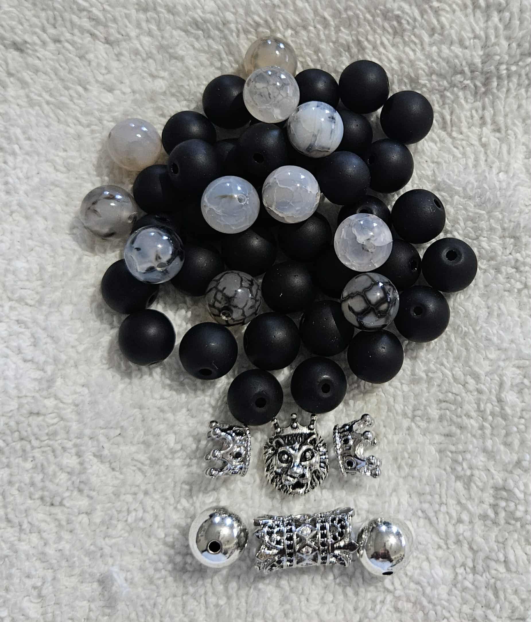 Men Packs 10mm bead two stack/Each