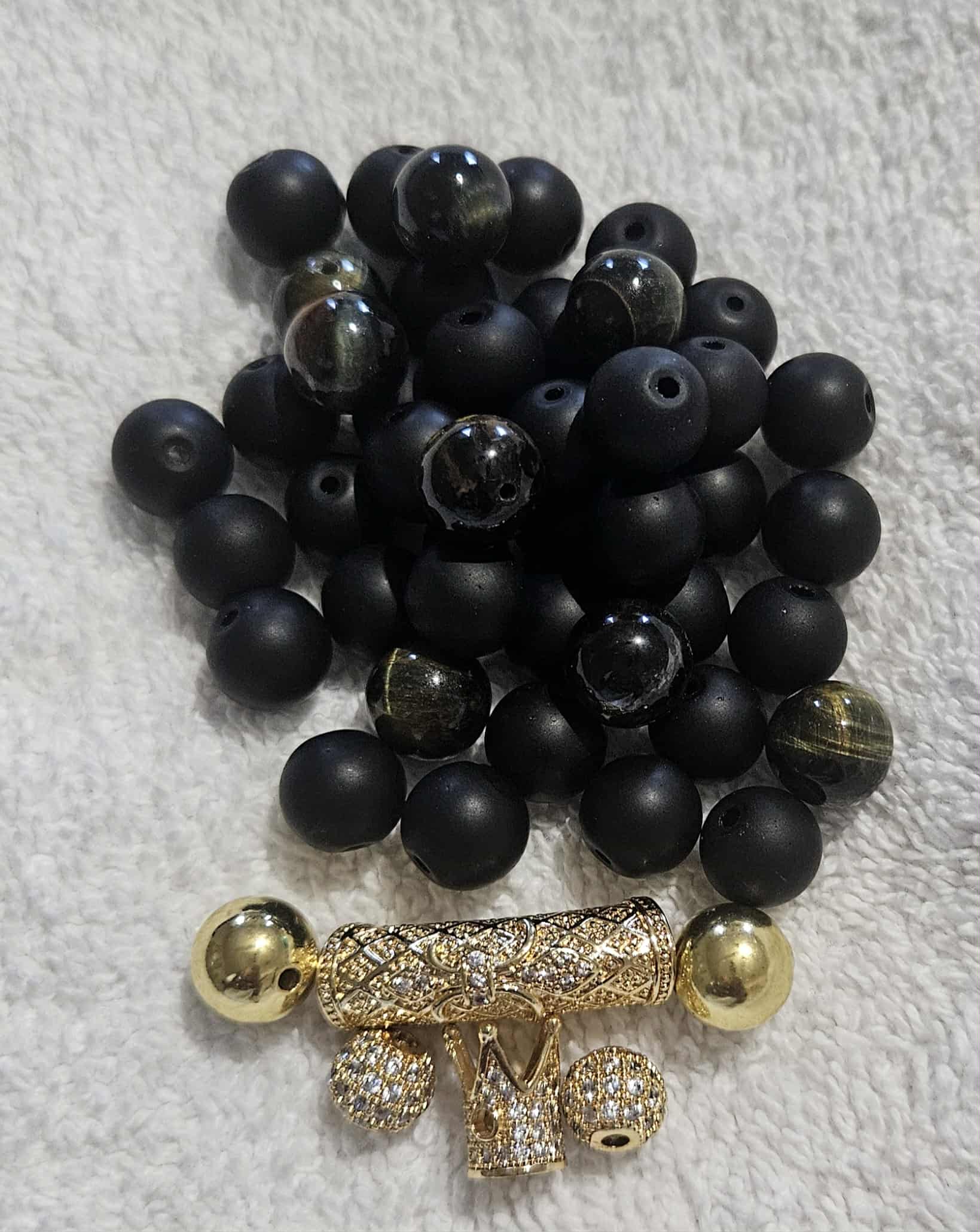 Men Packs 10mm bead two stack/Each