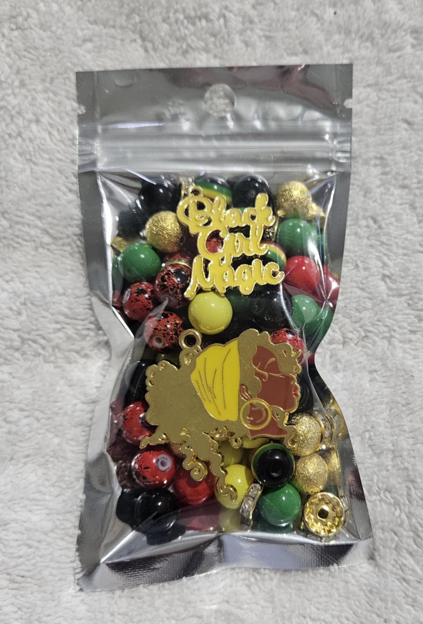 Juneteenth two stack packs 10mm beads /Each