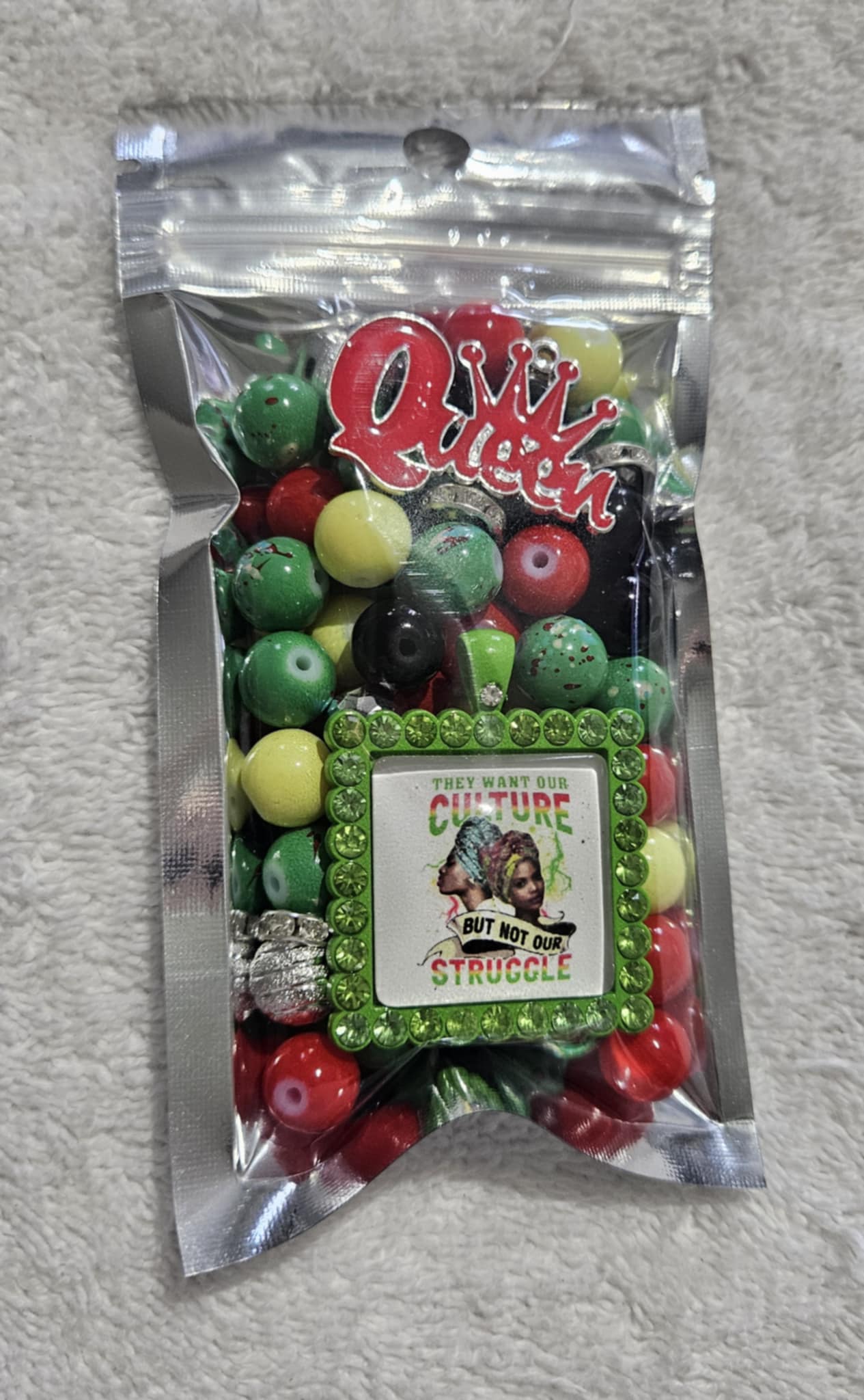 Juneteenth two stack packs 10mm beads /Each