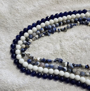 Gemstone Agate bead bundles/Each