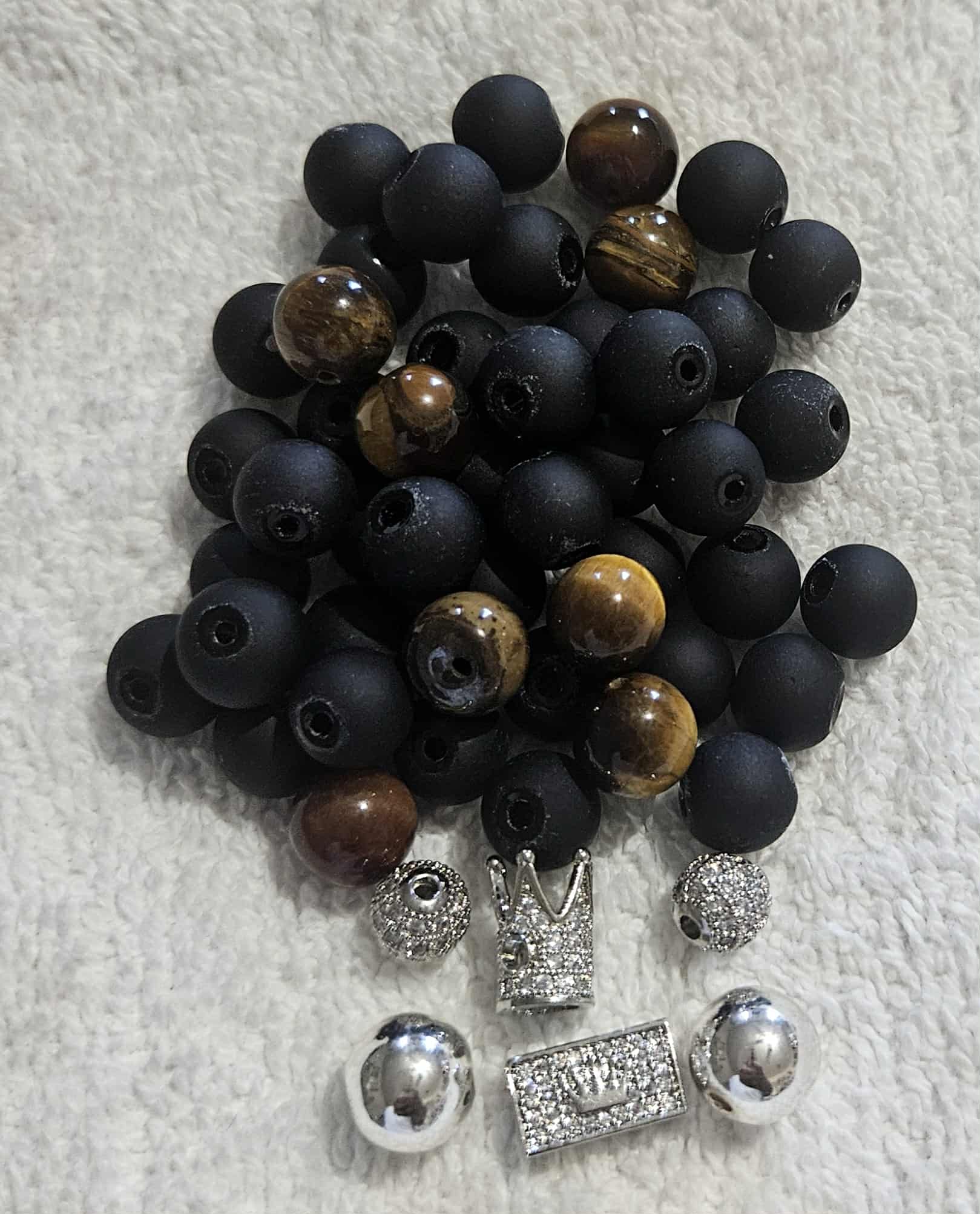 Men Packs 10mm bead two stack/Each