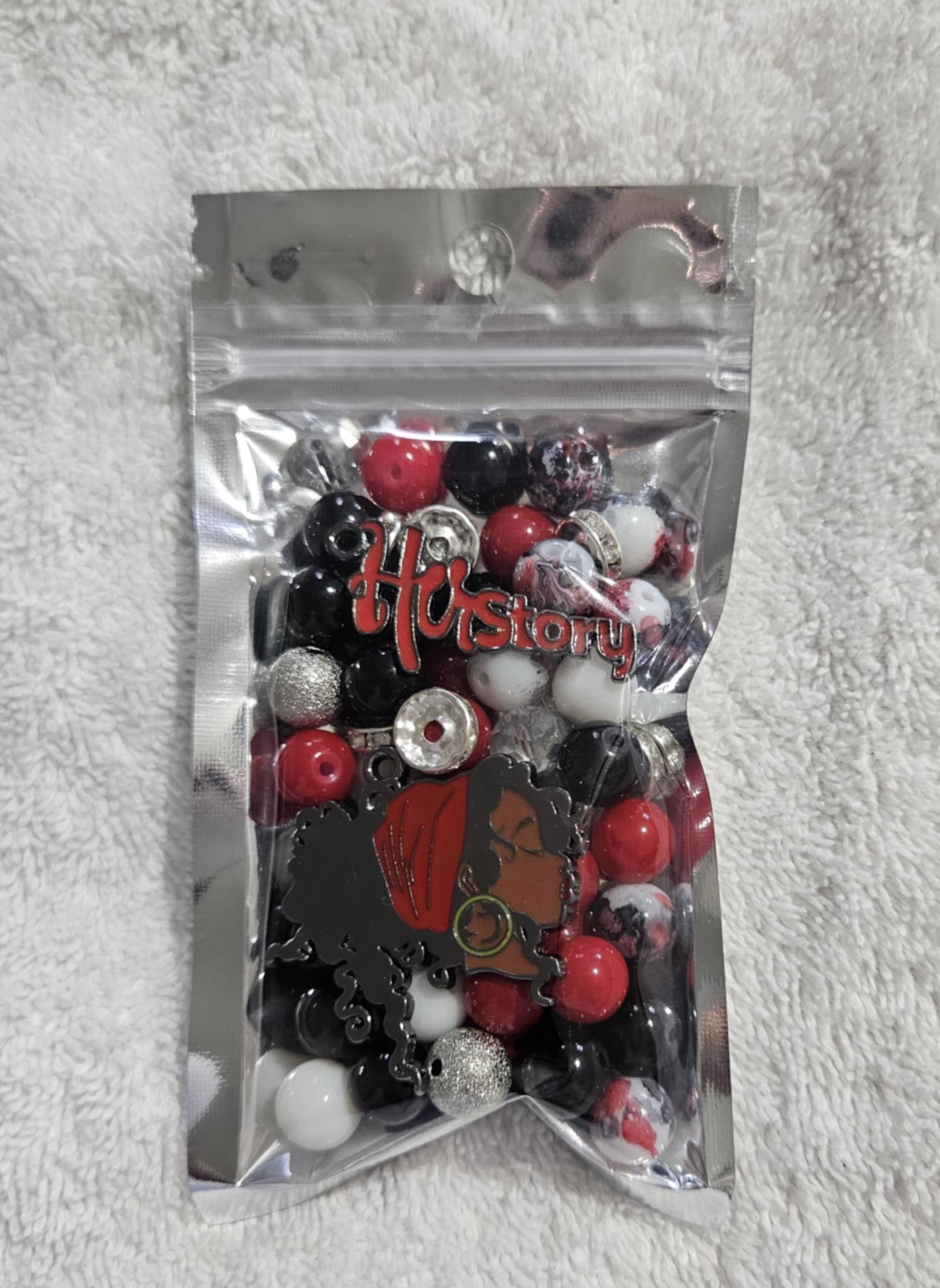 Juneteenth two stack packs 10mm beads /Each