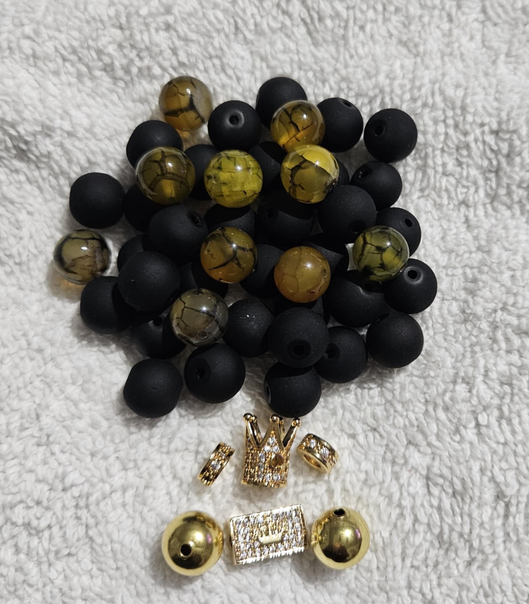Men Packs 10mm bead two stack/Each