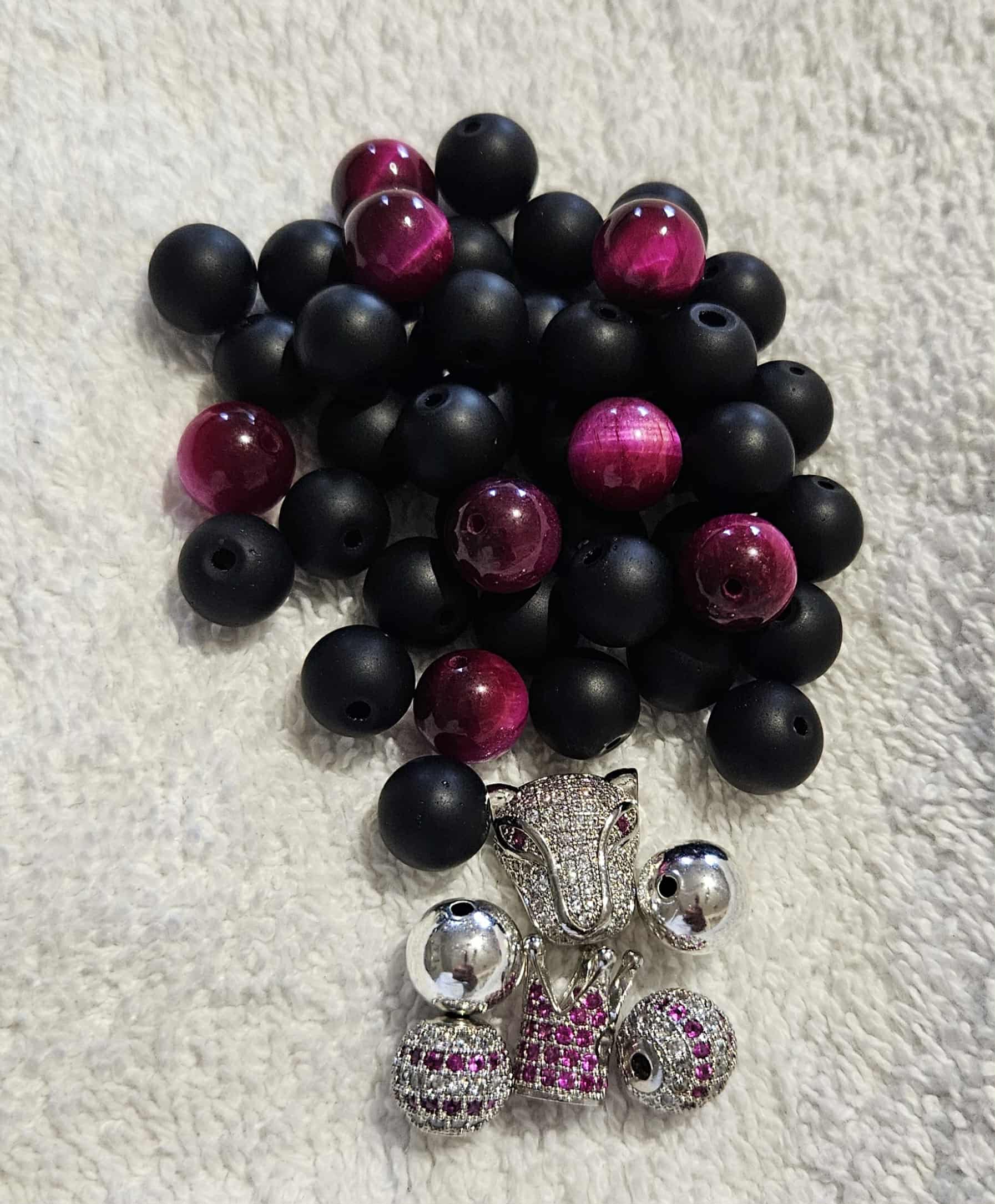 Men Packs 10mm bead two stack/Each