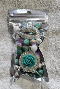 Flower two stack 10mm bead pack/Each