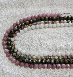 Gemstone Agate bead bundles/Each