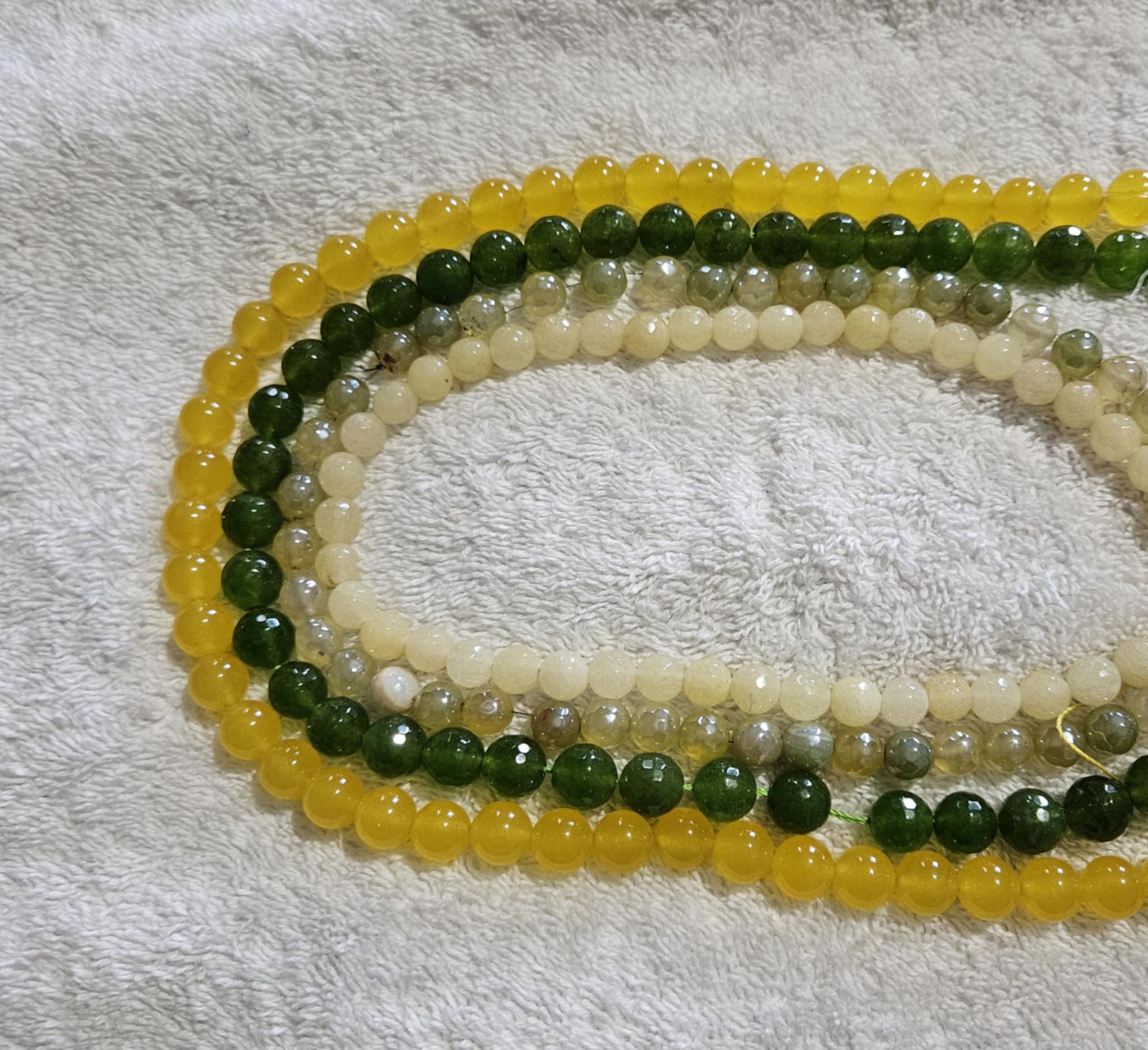 Gemstone Agate bead bundles/Each