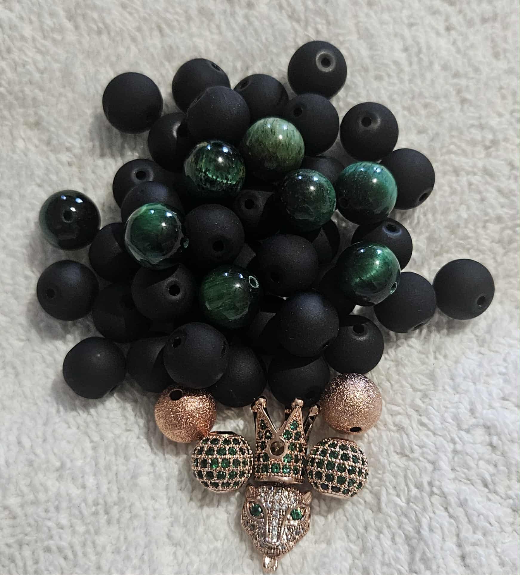 Men Packs 10mm bead two stack/Each