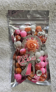 Flower two stack 10mm bead pack/Each