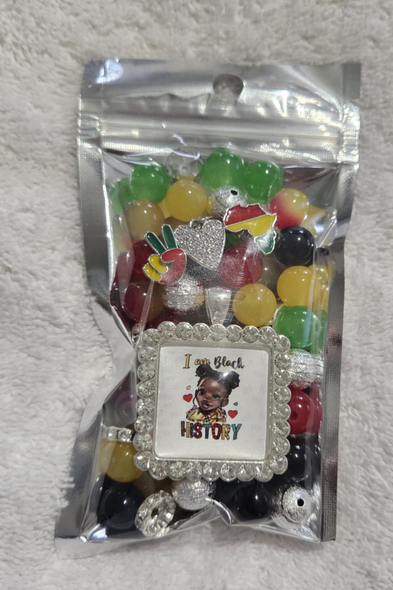 Juneteenth two stack packs 10mm beads /Each