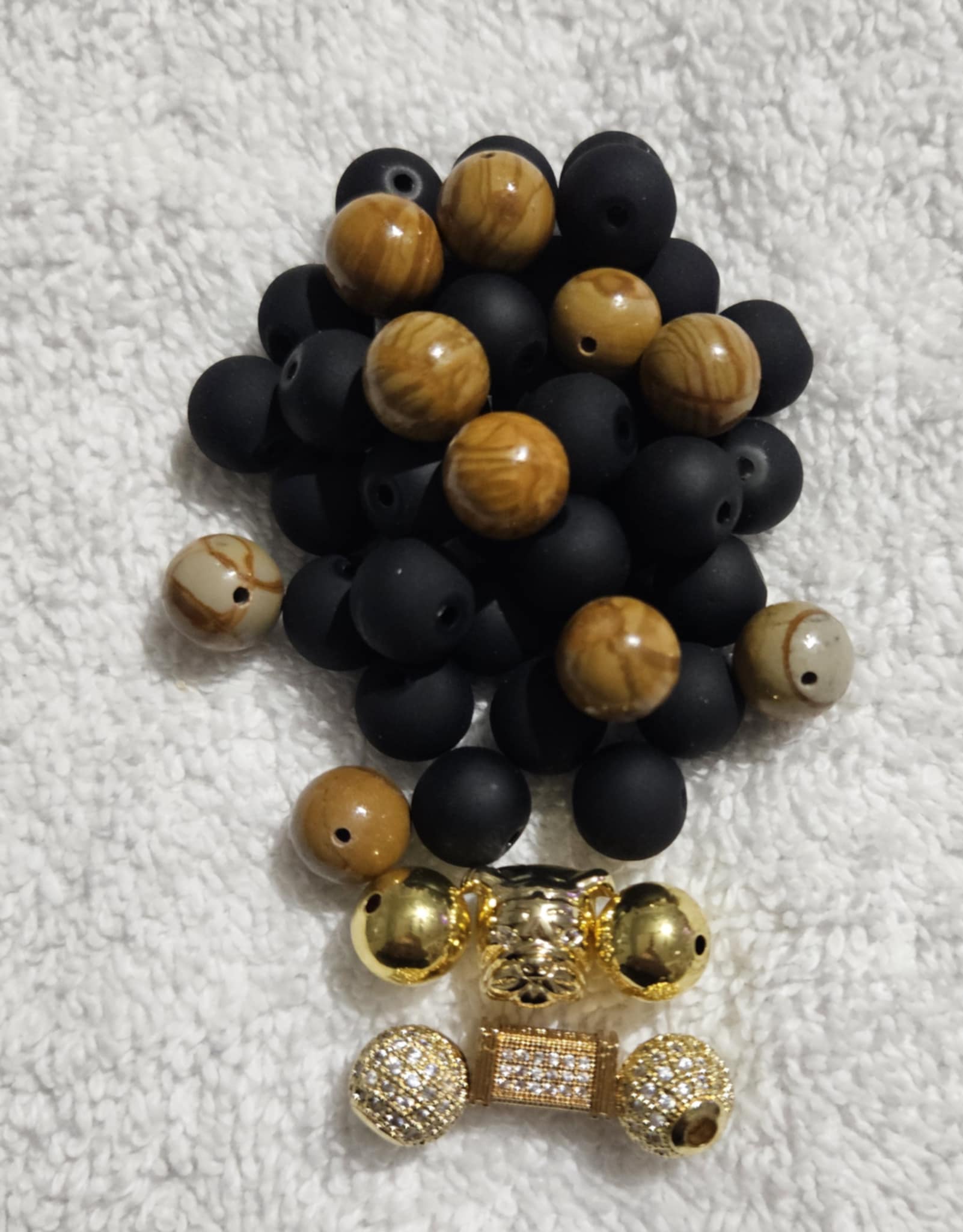 Men Packs 10mm bead two stack/Each